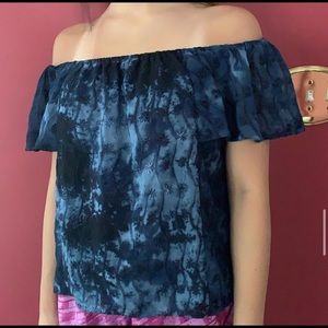 Off the shoulder floral top